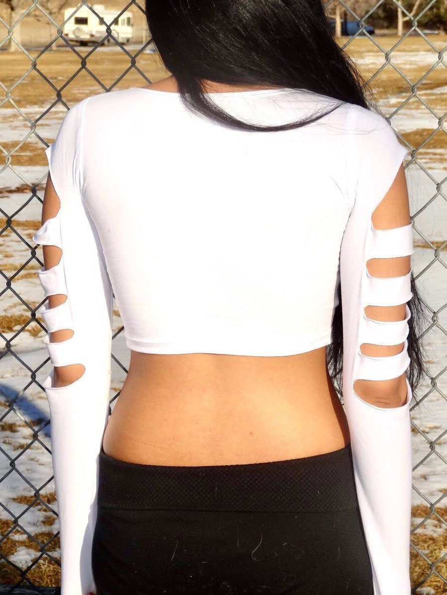 Top Lez a Lez 5433L long sleeve fitted crop