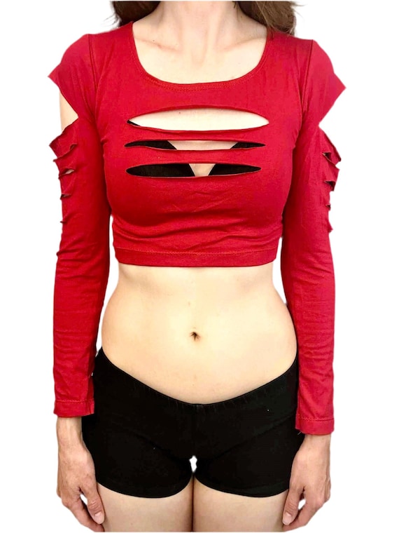 Haut Court à Manches Longues Pour Femme - Col Rond - Coupe Ample