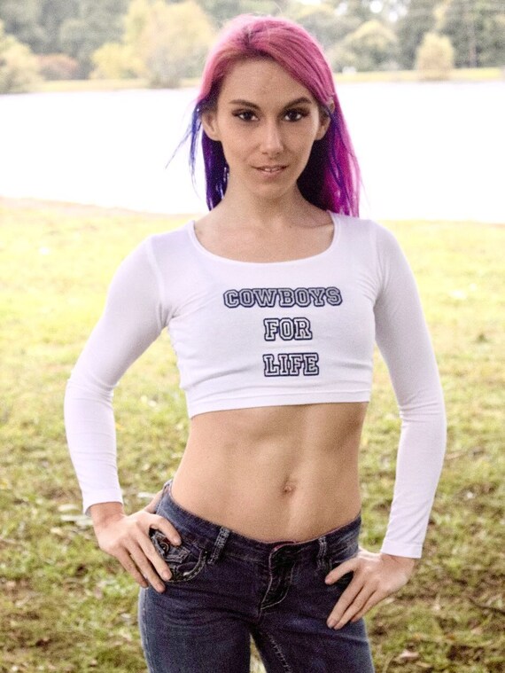 dallas cowboys crop top
