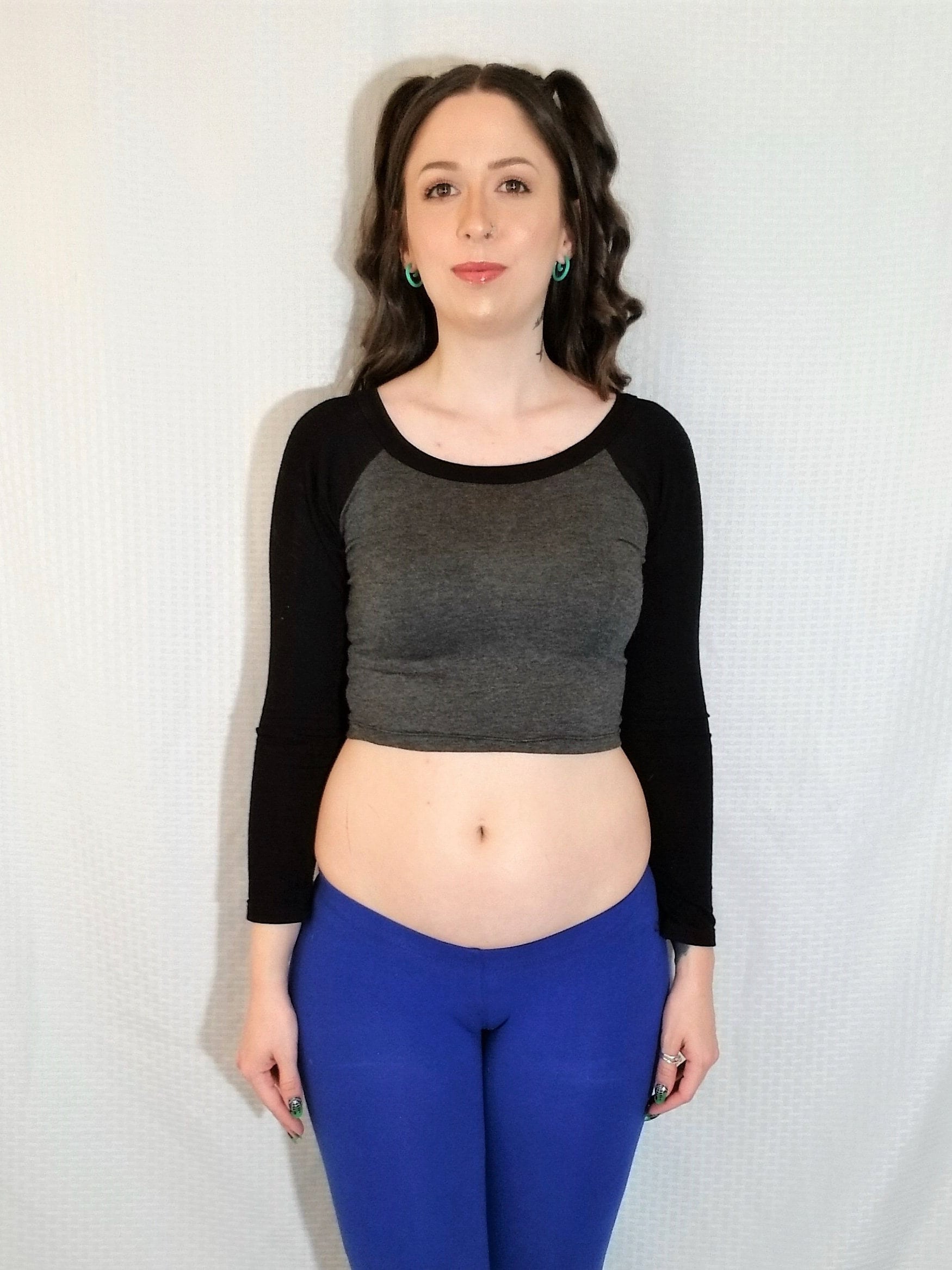 women's baseball crop top