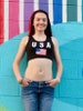 USA Black Crop Top, USA Flag Crop Top, July 4th Crop Top, American Flag Crop Top, Crop Tops For Women, USA Shirts Women, Cropped Top 