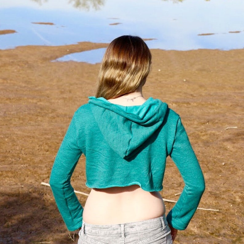 crop top hoodie with joggers