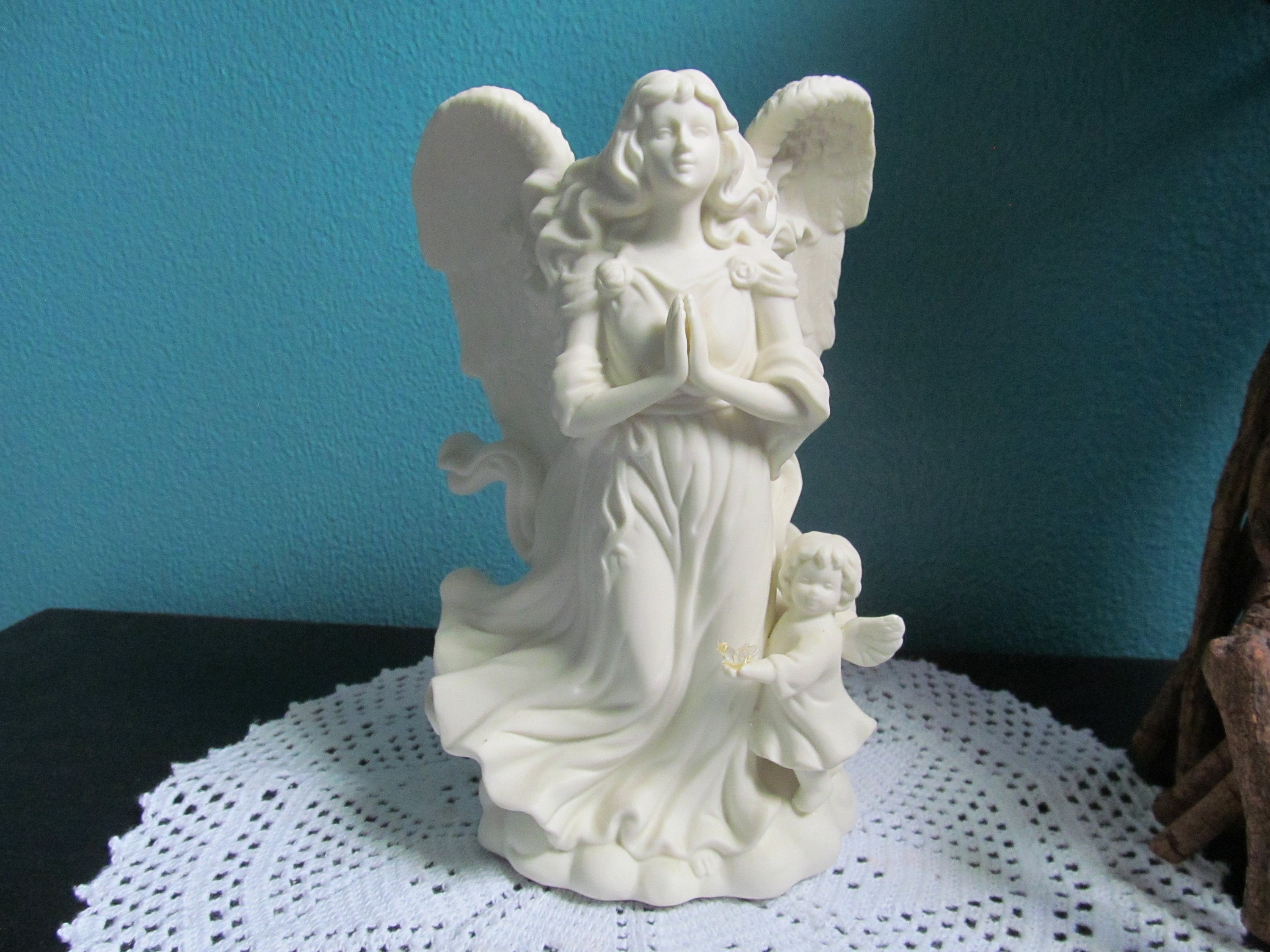 PartyLite Angel of Light Bisque Candle Holder Etsy