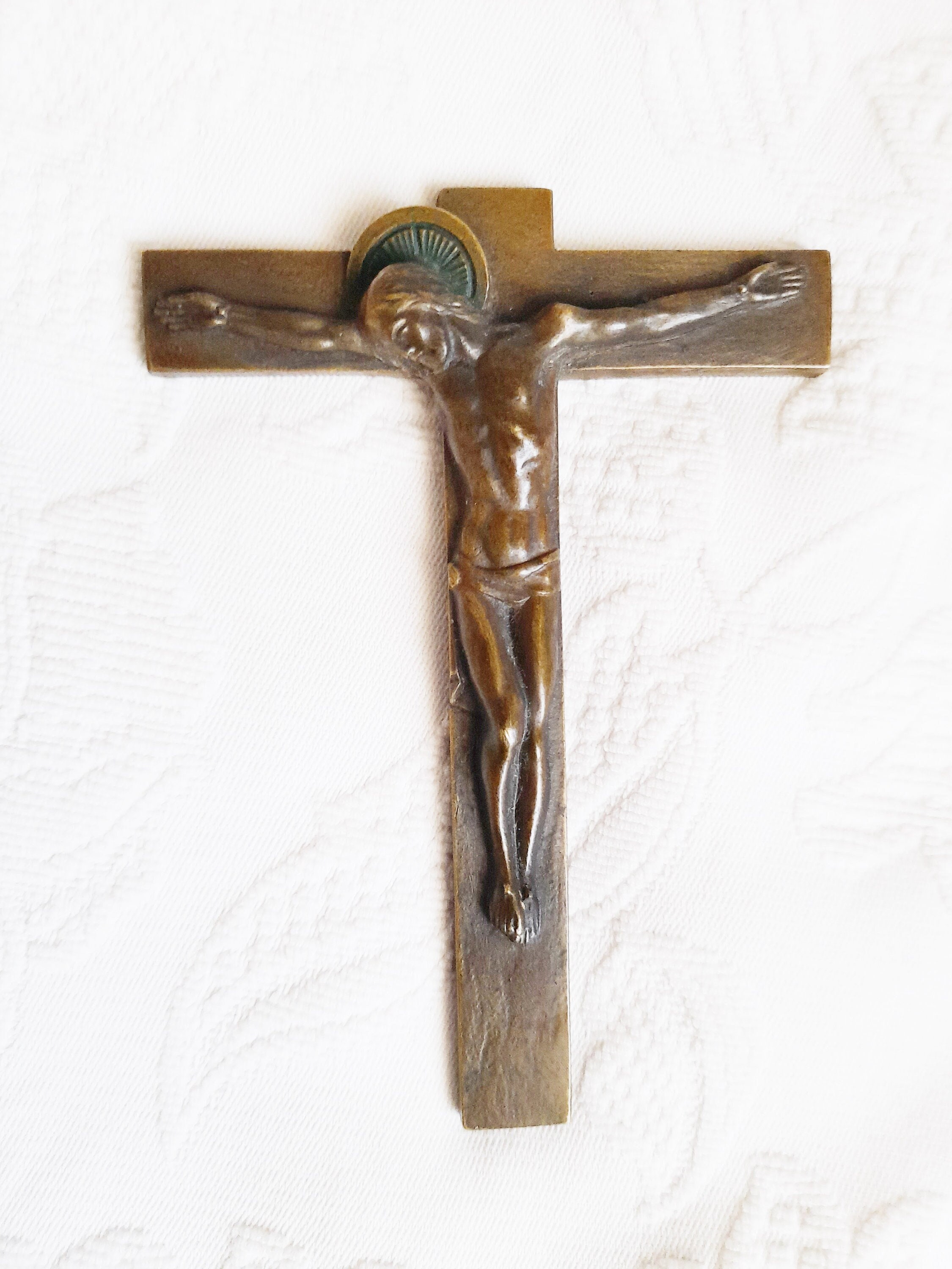 Crucifix Mural En bronze