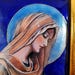 Limoges Enamel Of The Virgin Mary, by Pierre Bonnet Master Enameller Of France, French Religious Enamel From Limoges France circa 1930 image 5