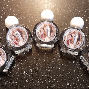 Lourdes Water Collected Fresh From the Grotto at Lourdes Set of 5 x 40ml Purpose Made Lourdes Containers, holy water FREE Shipping Worldwide
