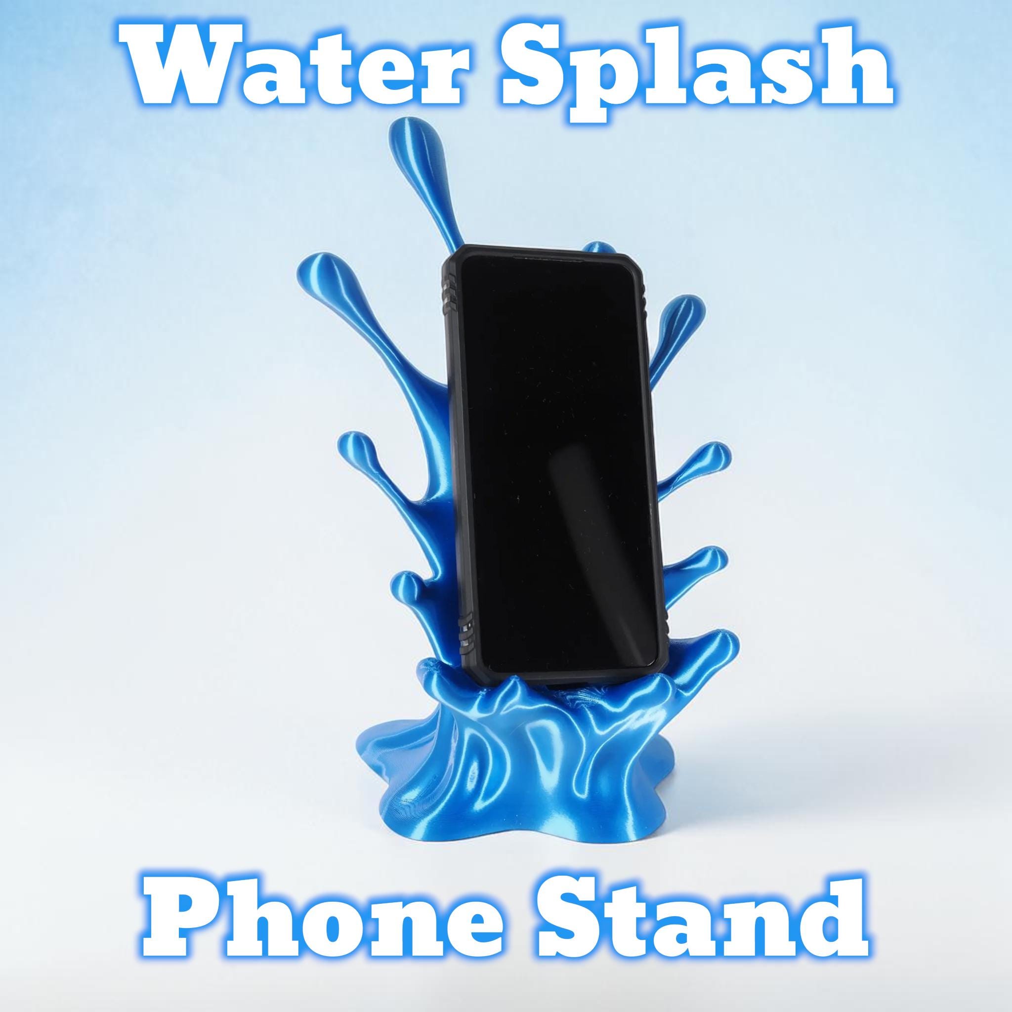Splash Phone Water Splash Phone Stand,3d Printed - Etsy
