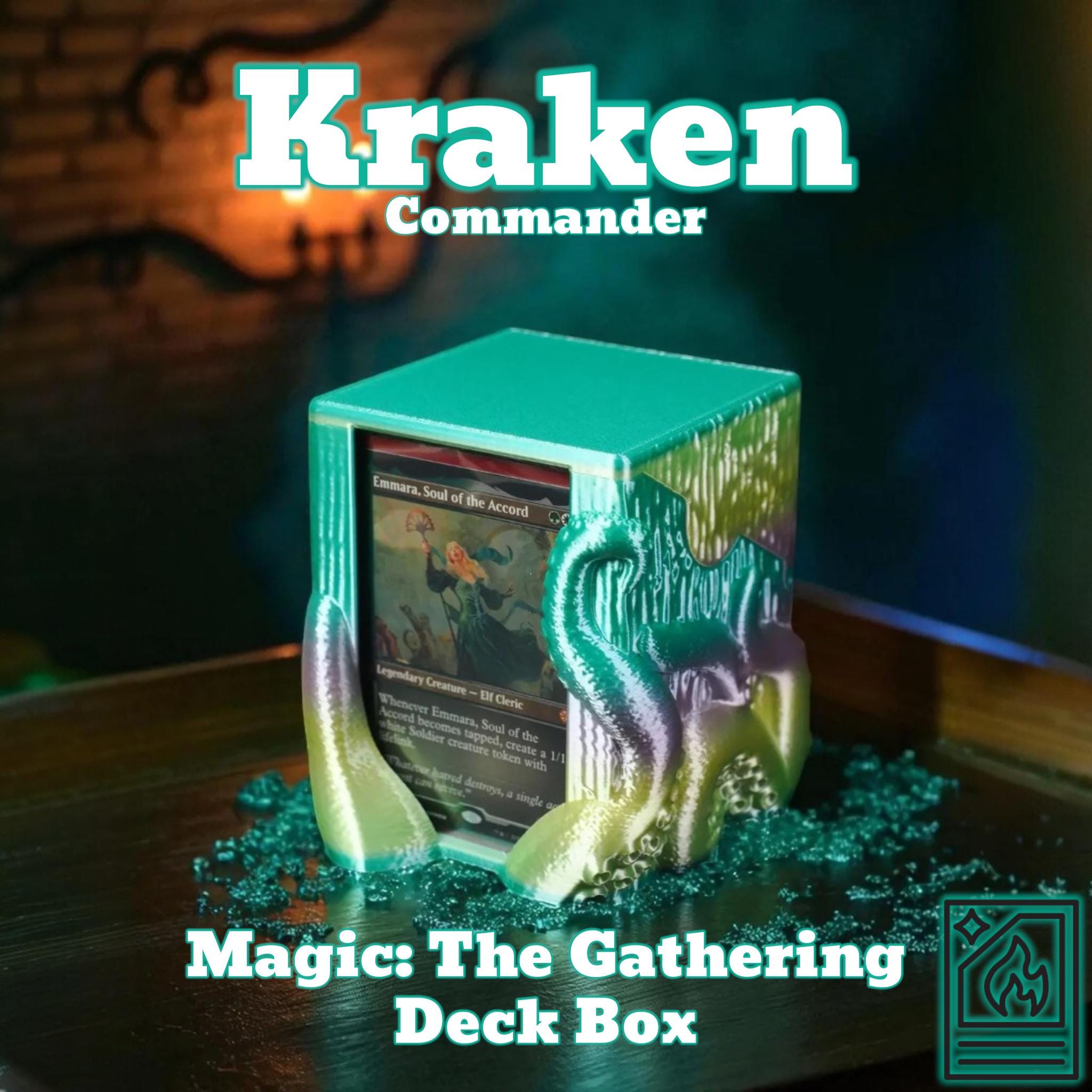 MTG Kraken Deck Box  3D Printed Commander Card Holder for Magic the  Gathering - Etsy Israel