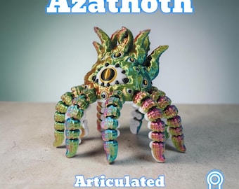 Azathoth Flexi Model – Articulated 3D Printed HP Lovecraftian Galactic Deity Figure