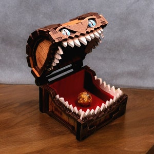 Dungeons and Dragons Gift Classic Mimic Chest Dice Storage Box D&D - Etsy