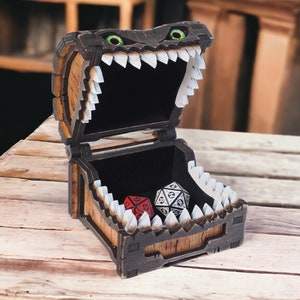 Dungeons and Dragons Gift Classic Mimic Chest Dice Storage Box D&D - Etsy