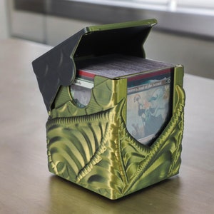 Caja de mazo de Magic the Gathering, caja de mazo de Commander de 100 cartas, caja 3D Dragonclaw con cierre magnético