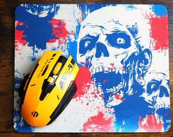 British Zombie Art Mouse Pad – Union Flag Gaming Desk Mat