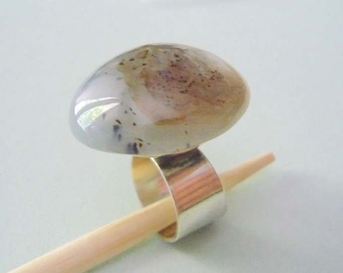 Svedboms Guldsmeds Ab Hov (Sweden). Silver and Resin Ring. 1968. Vintage.