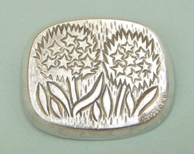 Carlman (Sweden). Silver Brooch. 1959. Vintage.