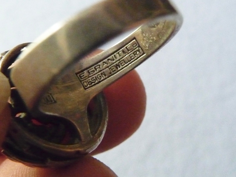 1969 Finland Erik Granit Vintage. Sterling Silver Ring