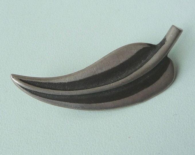 Sweden. Pewter Vintage Brooch.
