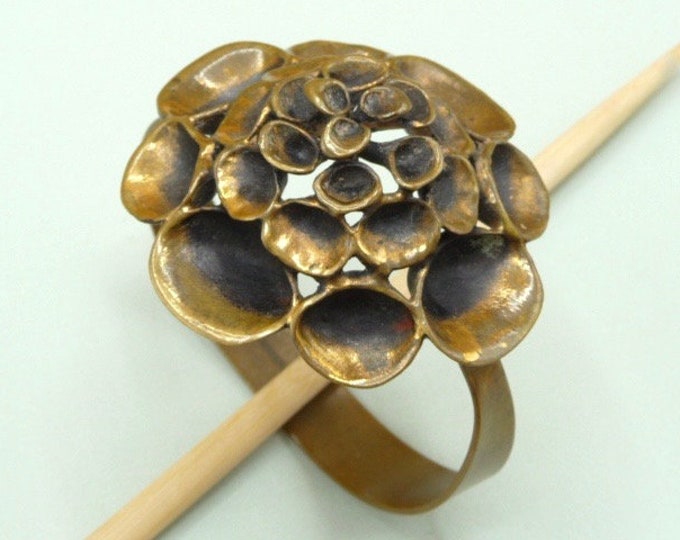 Hannu Ikonen (Finland). Bronze Bracelet. 70s. Vintage.