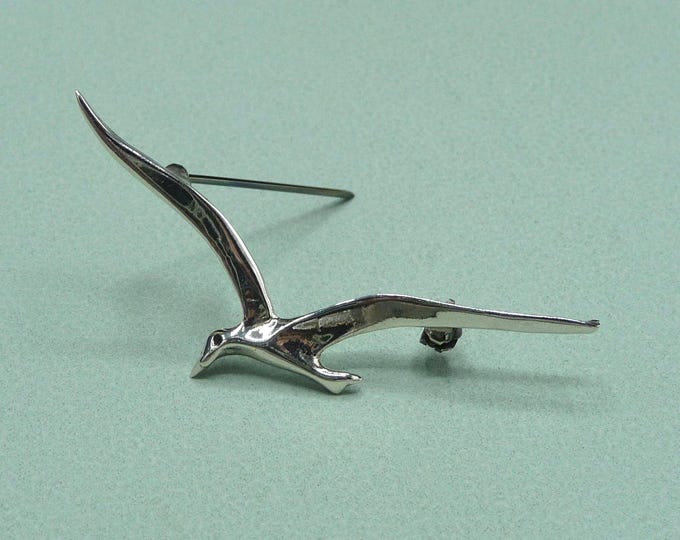 Silver brooch. Vintage.