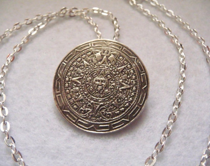 Mexico. Silver Pendant or Brooch. Vintage.