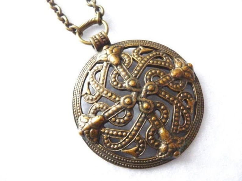 Vintage. Bronze Necklace Kalevala Koru Finland