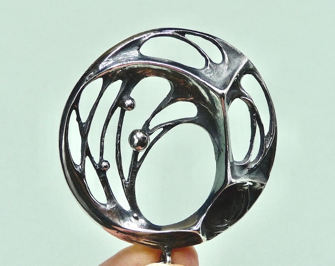 Karl Laine (Finland). Silver necklace. 1974. Vintage.