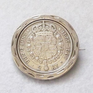 Sweden. Brooch. Silver. 1946.