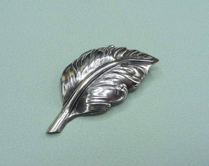 G. Kaplan (Sweden). Silver brooch. 1950s. Vintage.