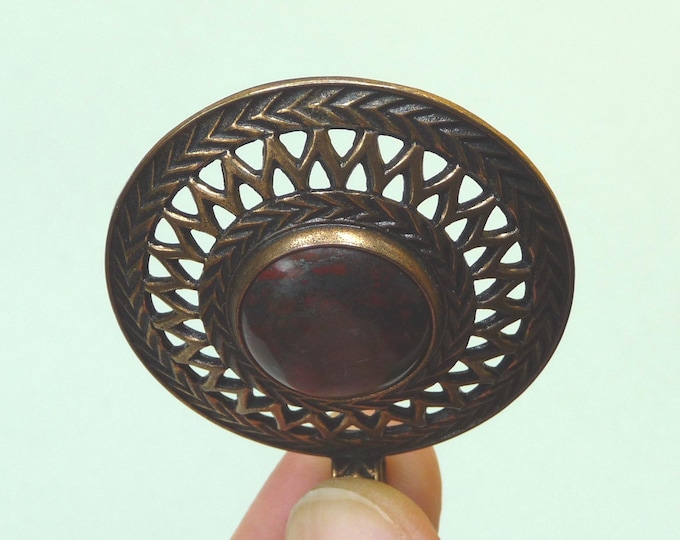 Kalevala Koru (Finland). Bronze and stone pendant. 1970s. Vintage.