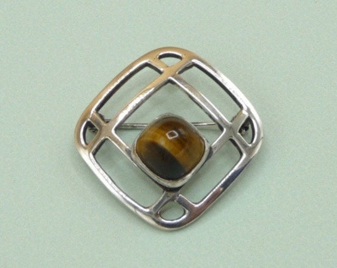 Victor Janson (Sweden). Silver brooch. Vintage.