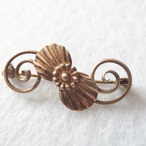 Hermann Siersbol (Denmark). Silver Brooch. 1960. Vintage.