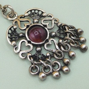 Juhani Vuorisalmi (Finland). Tin necklace. Vintage.