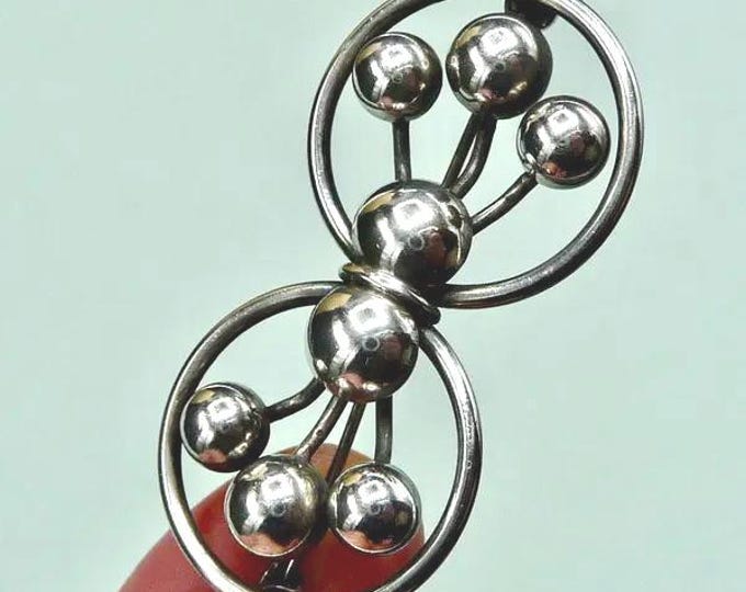 Silver brooch. Vintage.