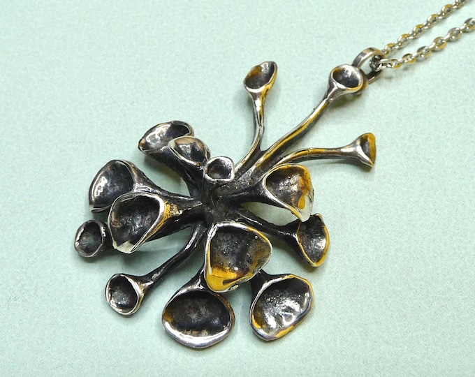 Hannu Ikonen (Finland). Silver pendant. 1973. Vintage.