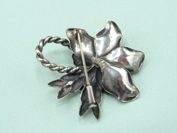 Ge-Kå Smycken (Sweden). Silver brooch. 50s. Vinta… - image 9