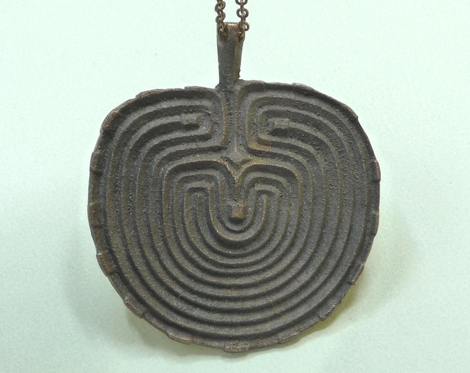 Ibe Dahlquist & Ove Barve (Sweden). Bronze necklace. Vintage.
