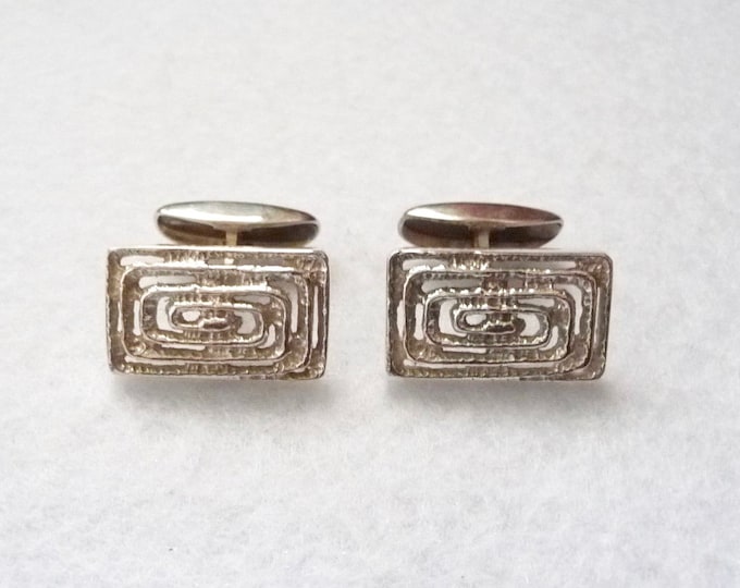 Martti Viikinniemi (Finland). Silver Cufflinks. 1970. Vintage.