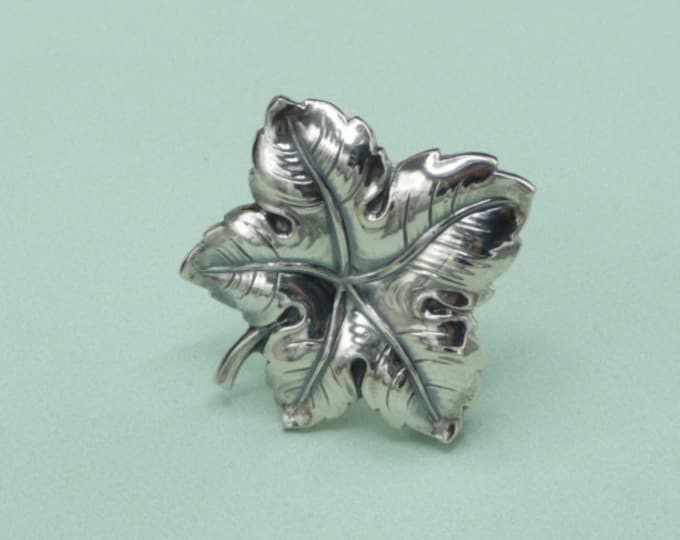 Gustav Dahlgren & Co (Sweden). Silver brooch. 1955. Vintage.