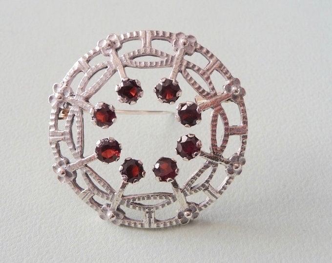 Kultaseppä Salovaara (Finland). Sterling Silver Brooch. 1980. Vintage.