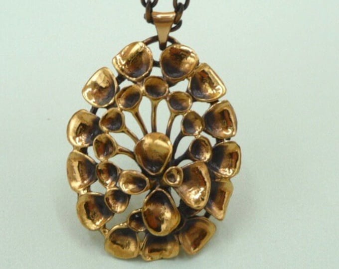 Hannu Ikonen (Finland). Bronze Pendant. 70s. Vintage.