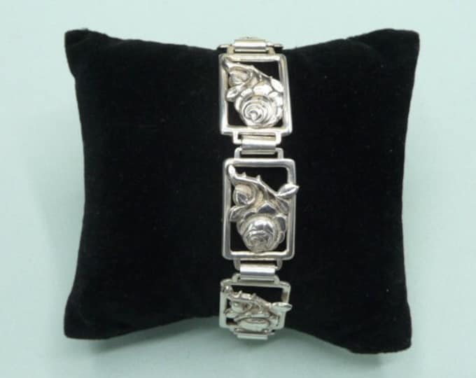 Sweden. Silver bracelet. 1940s-1950s. Vintage.