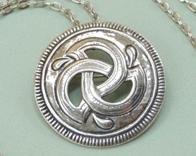 Sigmund Espeland (Norway). Silver pendant/brooch. 70s. Vintage.