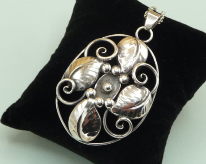 Sweden. Silver Pendant. 40s. Vintage.