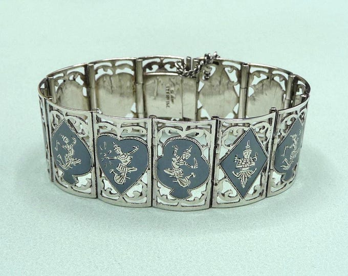 Siam. Silver bracelet. Vintage.