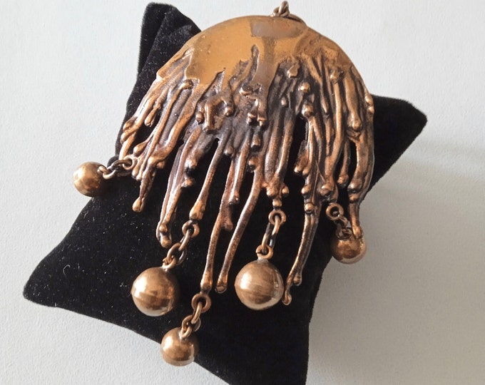 Pentti Peuri (Finland). Bronze Necklace. Vintage.