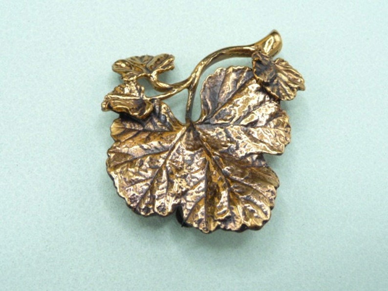 Bronze brooch. Vintage. image 5