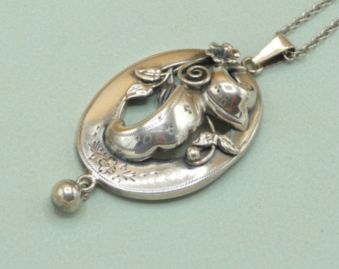 G. Kaplan (Sweden). Silver pendant. Vintage.