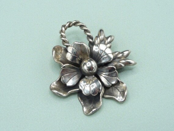 Ge-Kå Smycken (Sweden). Silver brooch. 50s. Vinta… - image 7