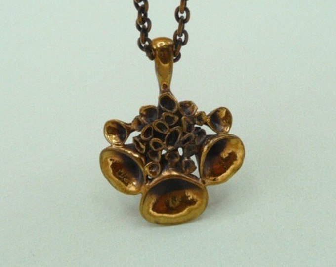 Hannu Ikonen (Finland). Bronze pendant. 70s. Vintage.