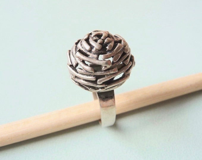 Erik Granit (Finland). Sterling Silver Ring. 1969. Vintage.